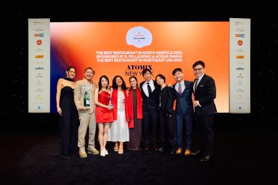紐約市 Atomix 榮登 North America’s 50 Best Restaurants 2025 排行榜冠軍寶座