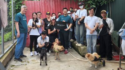 Vantage基金會志願者為越南Laws for Paws收容犬只送去關愛與溫暖