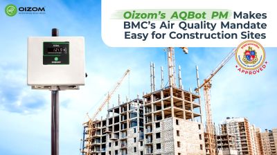 Oizom 的 AQBot PM 為建築地盤輕鬆符合 BMC 的空氣質素要求