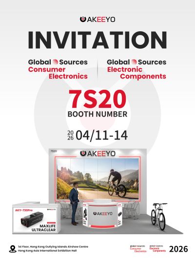 AKEEYO 於 2026 香港環球資源電子消費品展覽會正式亮相 展出 AKY-NV-X2、AKY-710 Lite 及 AKY-730 Pro